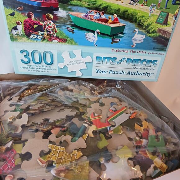 Bits and Pieces "Exploring the Dales" 300 Large Piece Puzzle by Kevin Walsh - Picture 2 of 2